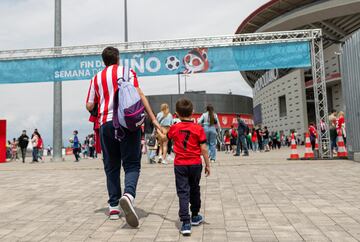 Atlético de Madrid Día del Niño 2023 en Estadio Cívitas Metropolitano.