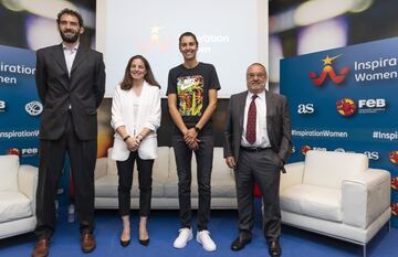 Alfredo Relaño, Nathalie Picquot, Alba Torrens y Jorge Garbajosa. 