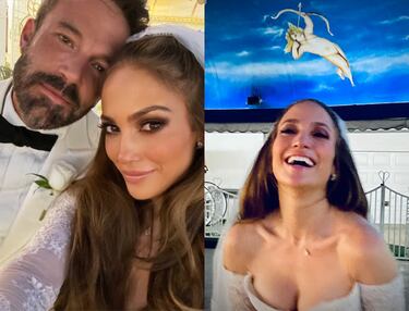 Las primeras imágenes de la boda de Jennifer López y Ben Affleck