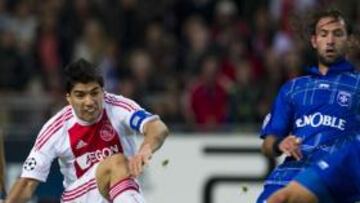 <b>EL LÍDER. </b>El Ajax volverá a fiar muchas de sus opciones ante PSV y Madrid al talento de Luis Suárez.