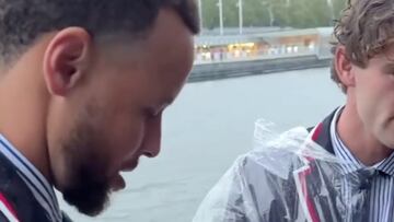 Steph Curry se divierte con el resto de la delegación de Estados Unidos en Juegos Olímpicos