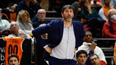 Álex Mumbrú, entrenador del Valencia Basket, habló en la previa del partido en el que su equipo se enfrentará al Milán, en la 22ª jornada de la Euroliga 2023-24.