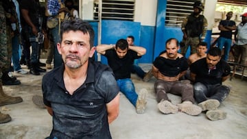 Bogotá. Julio 9 de 2021. Militares retirados de Colombia presuntamente implicados en el asesinato del presidente de Haití. (Externos).