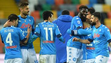 Napoli - Empoli, en vivo online: Copa Italia, en directo