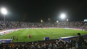 Futbol, Argentina vs Colombia.
Mundial sub 20, Chile 2025.
Vista general durante un partido de semifinal del mundial sub 20 contra Argentina disputado en el estadio Nacional de Santiago, Chile.
15/10/2025
Dragomir Yankovic/Photosport
Football, Argentina vs Colombia.
U-20 World Cup Championship.
General view during a semifinal match of the U-20 World Cup against Argentina at the Nacional stadium in Santiago, Chile.
15/10/2025
Dragomir Yankovic/Photosport
