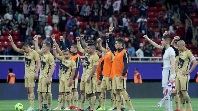 Conoce la alarmante estadística que le pesa a Pumas cuando va a Guadalajara