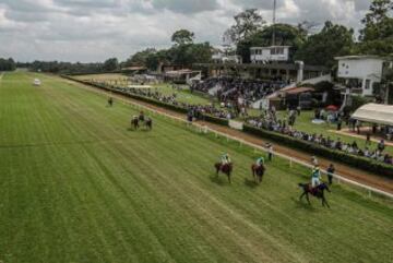 Una de las 25 carreras que todavía se disputan en el hipódromo. 