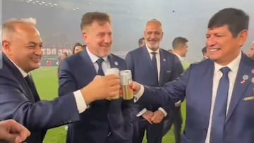 Pablo Milad aparece en la final de la Libertadores y protagoniza un incómodo momento: ¡atentos a la reacción del presidente de la Conmebol!