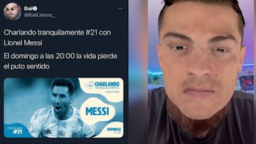 La genial reacción de Ibai al fake con Messi que incendió Twitter: ojo a su promesa por si ocurre