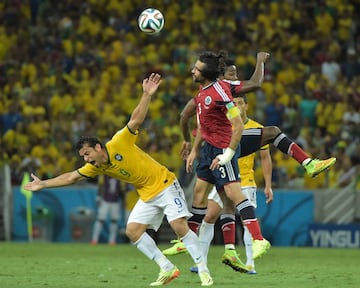 En los cuartos de final del Mundial, Colombia enfrentó a Brasil en Fortaleza, pero quedó eliminada tras caer 2-1.