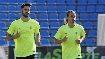 Fernando Román y Pedja, hoy en el Rico Pérez.