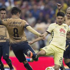 Sólo 5 'sobrevivientes' del último América vs. Pumas en liguilla