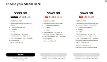 Steam Deck OLED is official: prices, release date and new features