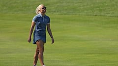 Charley Hull goes viral again for smoking a dart at the 2024 Solheim Cup
