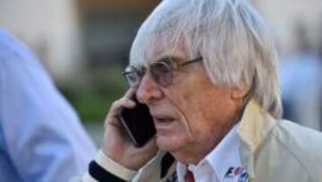 Bernie Ecclestone en Bahrein.