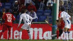 Albín rescata al Getafe y complica la vida al Recre