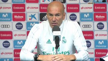 Zidane: "Falta un delantero"