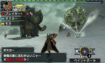 Captura de pantalla - Monster Hunter X (3DS)