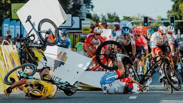 "A Fabio Jakobsen solo le queda un diente y tiene las cuerdas vocales paralizadas"