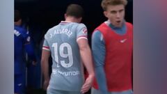 Controversia en redes por este encontronazo entre Julián Alvarez y Barrios: vean la cara del español...