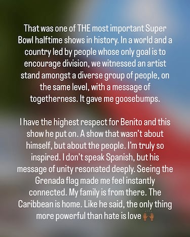 Lewis Hamilton elogia a Bad Bunny: “Fue uno de los show de medio tiempo más importantes de la historia”