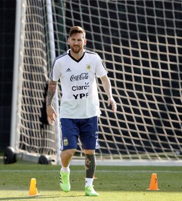 Barcelona 01Junio 2018, EspaÃ±a
Previa al Mundial 2018
Entrenamiento de la seleccion Argentina Ciudad Deportiva Joan Gamper, Barcelona.

Foto Ortiz Gustavo
