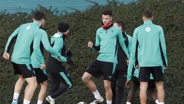 Entrenamiento del Athletic de Bilbao.