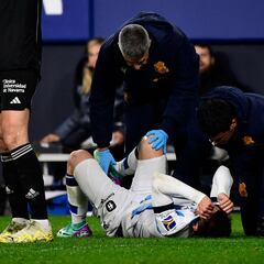 Barrene sufre un esguince de tobillo y peligra su presencia en Milán