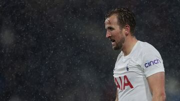 Kane, jugador del Tottenham, durante el partido contra el Burnley.