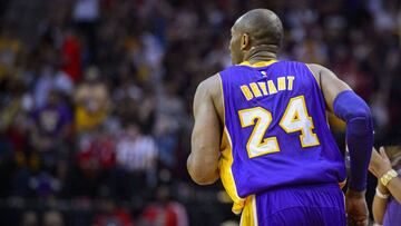 Kobe Bryant, durante un partido contra Houston Rockets.