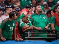 Fans o Aficion during the game United States (USA) vs Mexico (Mexican National team), corresponding to Semifinals of Final Four of the CONCACAF Nations League 2022-2023, at Allegiant Stadium, on June 15, 2023.
<br><br>
Fans o Aficion durante el partido Estados Unidos (EUA) vs Mexico (Seleccion Mexicana), correspondiente a Semifinales del Final Four de la Liga de Naciones CONCACAF 2022-2023, en el Allegiant Stadium, el 15 de junio de 2023.