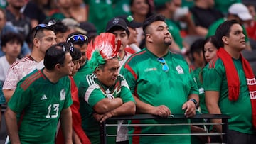Fans o Aficion during the game United States (USA) vs Mexico (Mexican National team), corresponding to Semifinals of Final Four of the CONCACAF Nations League 2022-2023, at Allegiant Stadium, on June 15, 2023.
<br><br>
Fans o Aficion durante el partido Estados Unidos (EUA) vs Mexico (Seleccion Mexicana), correspondiente a Semifinales del Final Four de la Liga de Naciones CONCACAF 2022-2023, en el Allegiant Stadium, el 15 de junio de 2023.