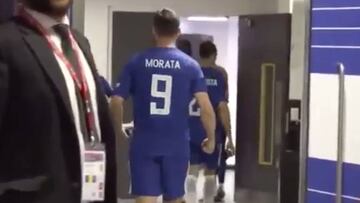 Morata, pillado en el vestuario tras la FA Cup: "Que chupen p..."