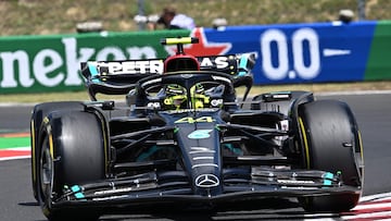 Lewis Hamilton (Mercedes W14). Hungaroring, Hungría. F1 2023.