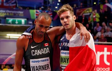 Damian Warner y Kevin Mayer.