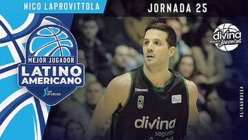 Nico Laprovittola, elegido mejor latinoamericano de la jornada 25