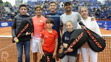 David Ferrer, Pablo Carre&ntilde;o y Fernando Verdasco , los protagonistas de Clinic Peugeot.