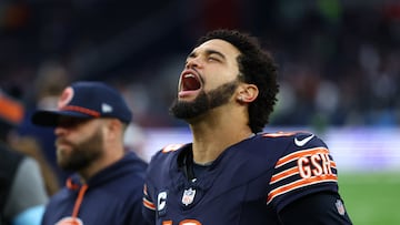 How many NFL touchdowns has Caleb Williams scored?