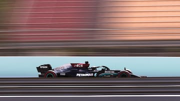 Lewis Hamilton (Mercedes W12). Barcelona, Espa&ntilde;a. F1 2021. 