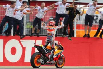 Marc Márquez vence en el GP de Argentina, segunda carrera de la temporada. "Después del test de Catar alguien dijo que era imposible ganar con esta moto. Esa frase me motivó todaví­a más, porque no hay nada imposible".