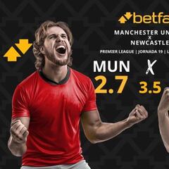 Manchester United vs. Newcastle: horario, TV, pronósticos, estadísticas y clasificación