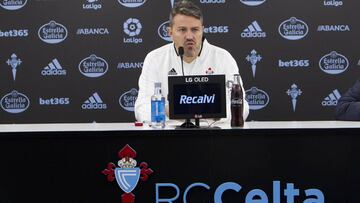 Oscar García, técnico del Celta.