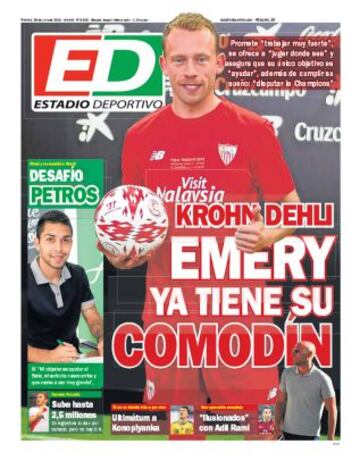 Portadas de la prensa deportiva