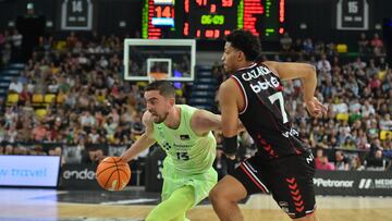 Tomas Satoransky, base del Barcelona, durante un partido de la Liga Endesa ante el Surne Bilbao.
