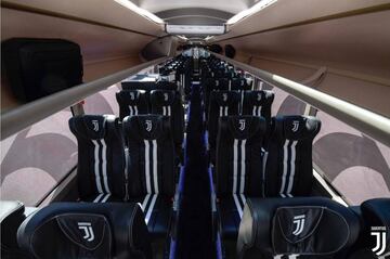 Nuevo autobús de la Juventus para la temporada 2018-2019.