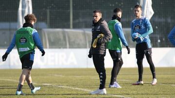 Borja Jiménez valoró el triunfo del Deportivo ante el Zamora.