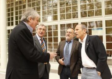 Pepe Navarro, Armando Ufarte, Alfredo Relaño y José Antonio Petón.