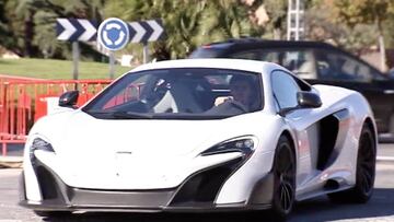 Griezmann shows off his new McLaren 675LT