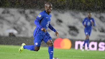 N'Golo Kante durante un partido del Chelsea