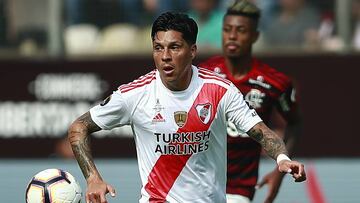 Enzo P&eacute;rez fue uno de las grandes figuras de River en la final de la Copa Libertadores que perdi&oacute; en los &uacute;ltimos minutos ante Flamengo en Lima.